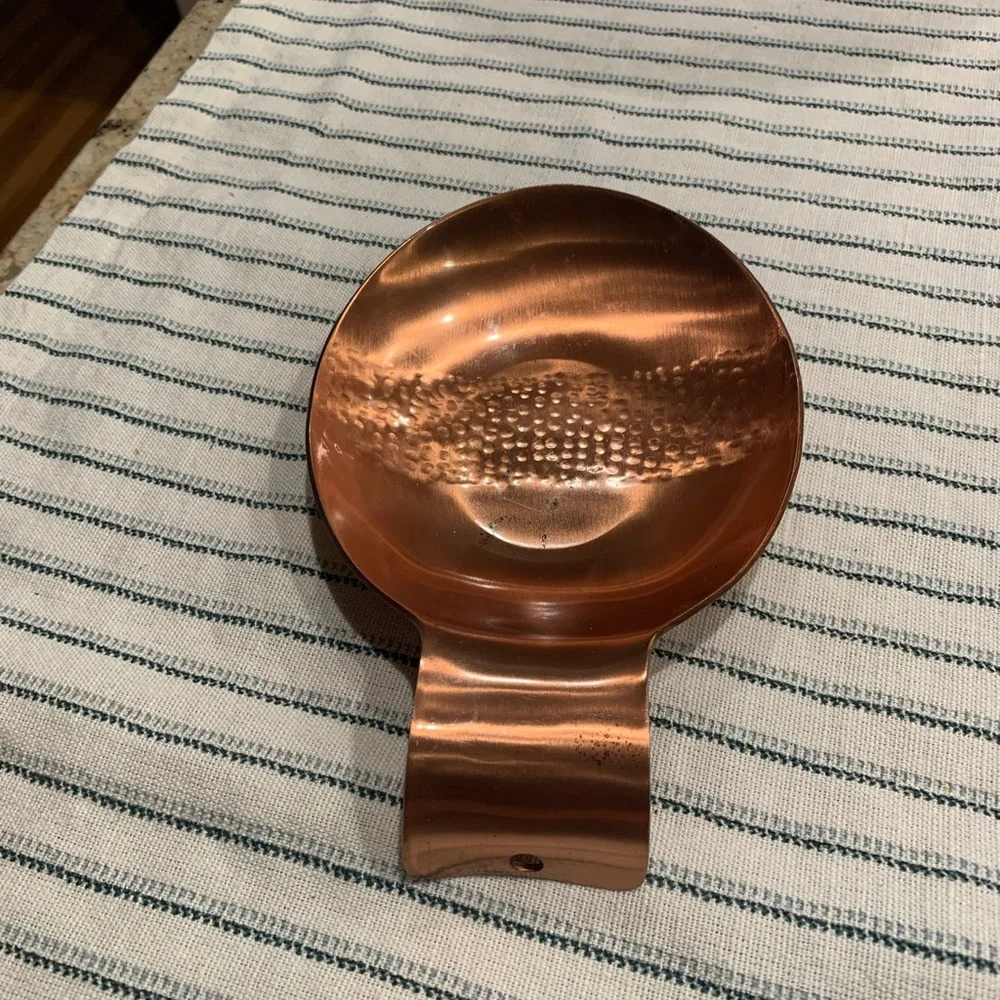 Textured Copper Spoon Rest